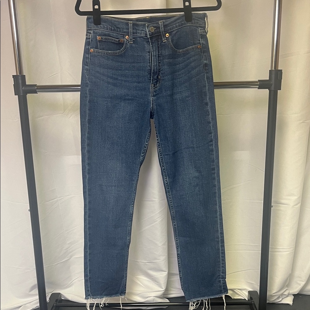GAP Women's vintage slim High Rise Dark Blue Jeans size 28